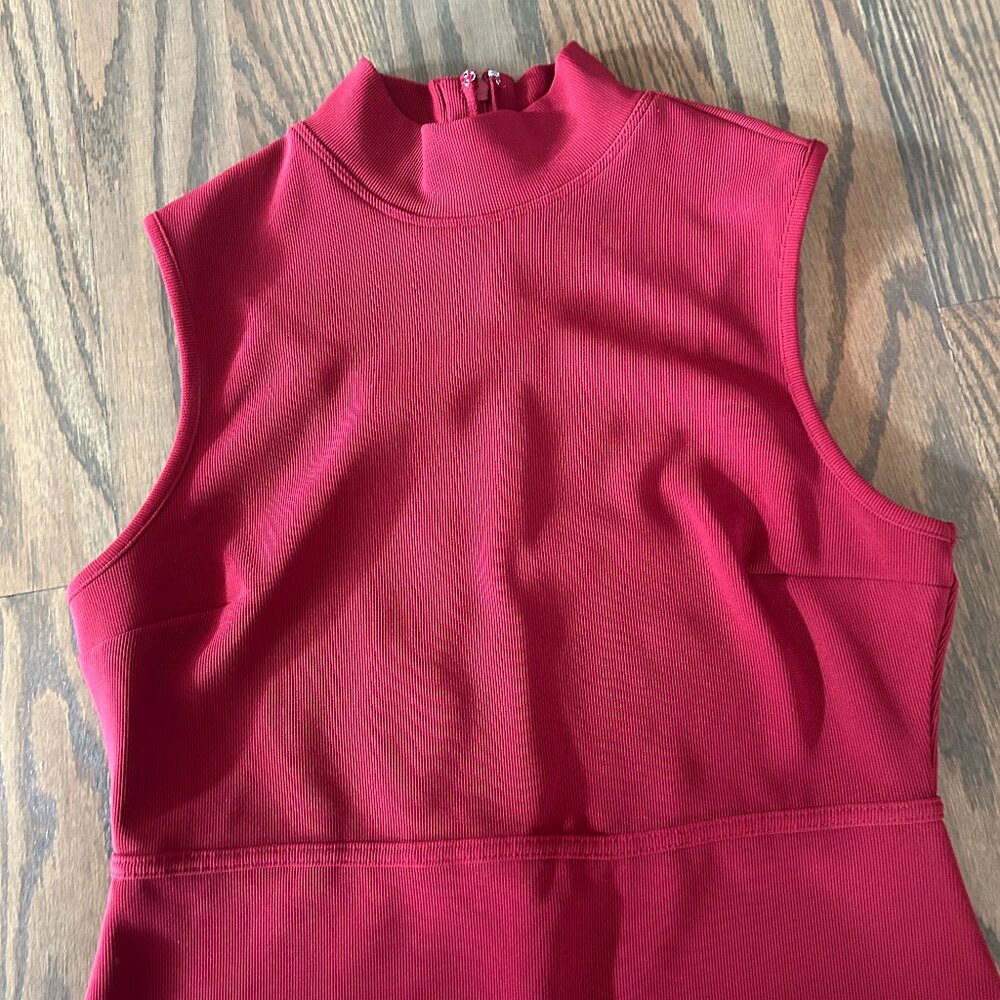 Express Bodycon Mockneck Sleeveless Dress Size M - Picture 2 of 4